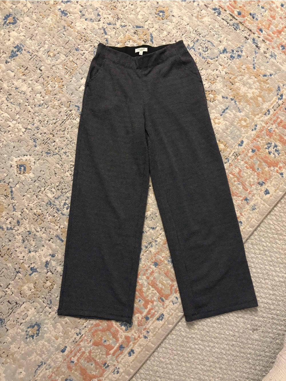 Max Studio Charcoal Wide-Leg trouser